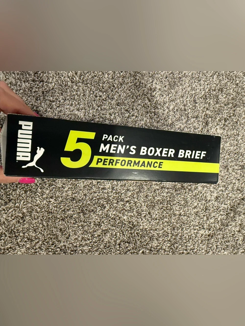 Puma Sportluxe Men's Boxer Briefs - Black